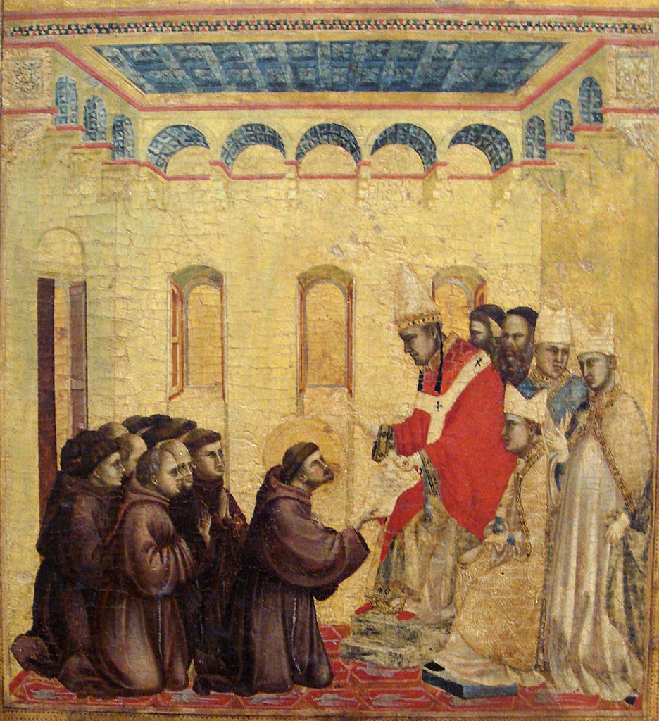 zLe pape Innocent III approuvant la règle proposée par François et ses compagnon.jpg