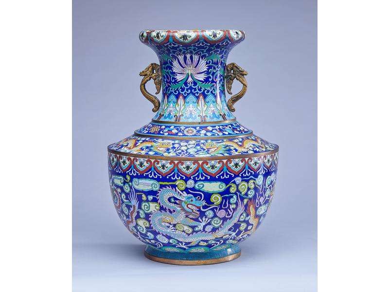 Grand vase chinois fin XIXème