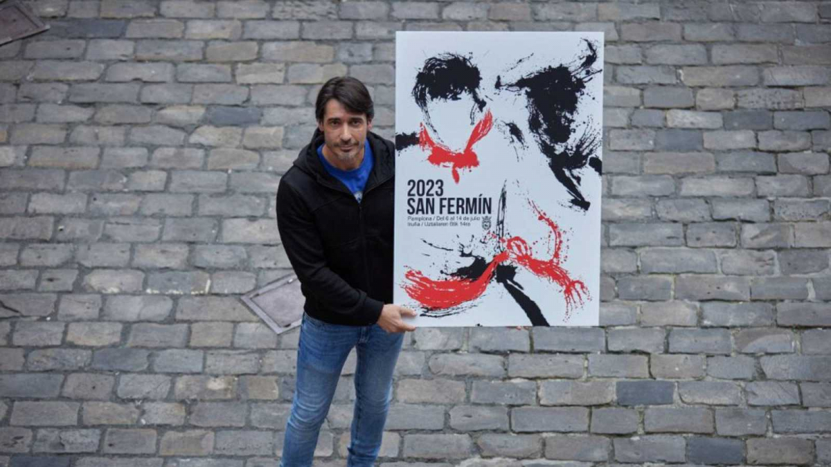 Raul Lopez est le créateur de l'affiche de la San Fermin 2023.jpg