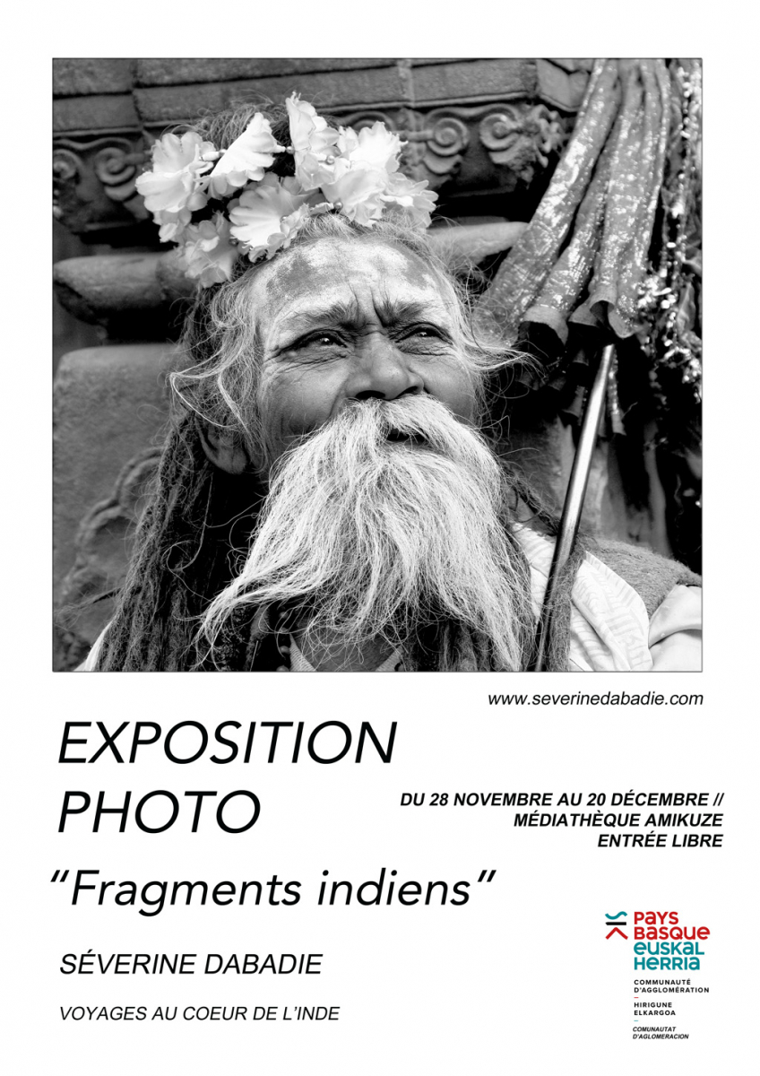 Saint-Palais/ Donapaleu : exposition Fragments indiens de Séverine Dabadie