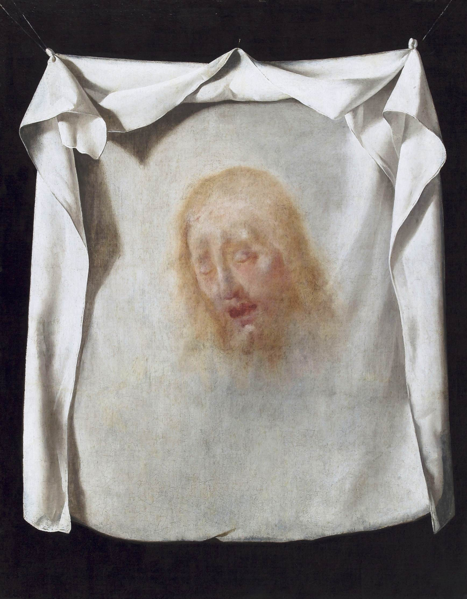 Francisco de Zurbarán Sainte face ou Le Voile de Véronique, vers 1660. Bilbao, Museo Bellas Artes.jpg