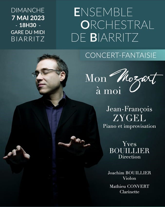 Gare du Midi : Mozart par Jean François Zygel et l’Ensemble Orchestral de Biarritz