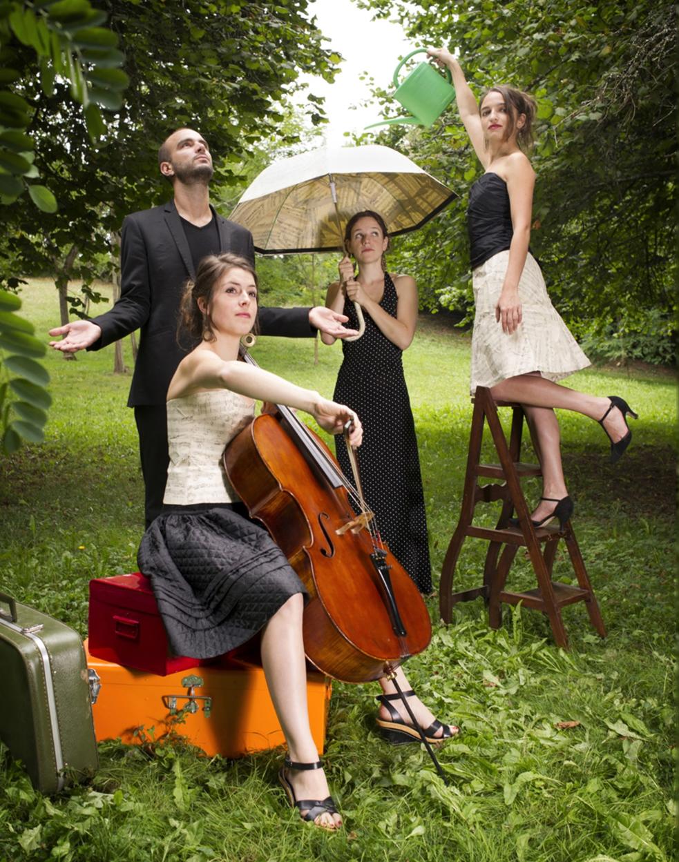 Le quatuor « Voce » au Palais