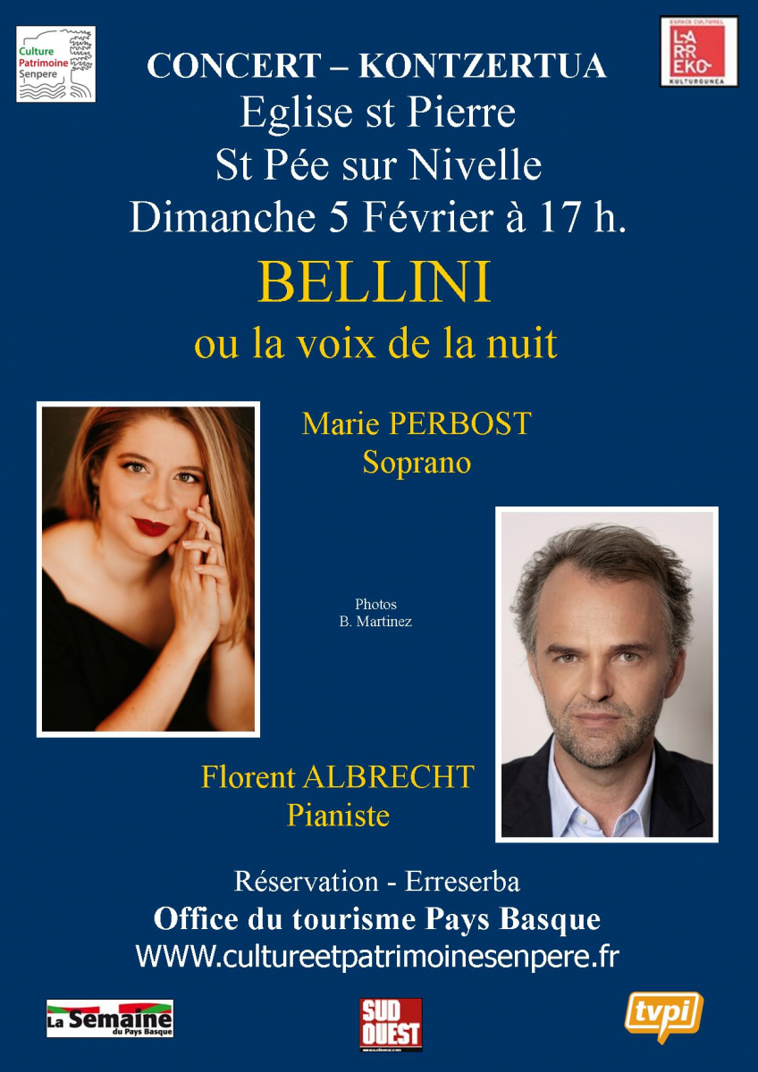 Saint-Pée-sur-Nivelle : Marie Perbost et Florent Albrecht interprètent un programme Bellini