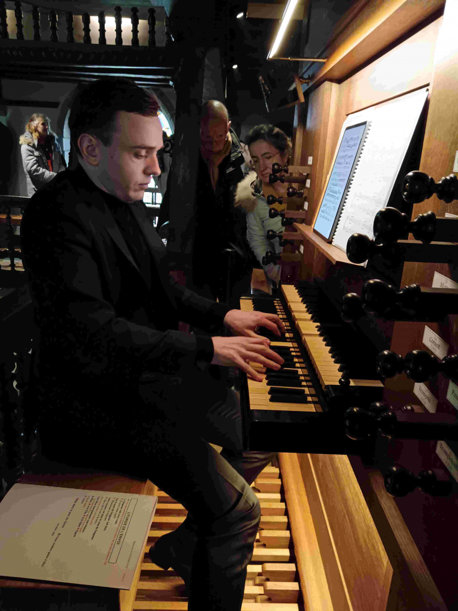 Saint-Sébastien / Donostia : cours International d'orgue par Thomas Ospital