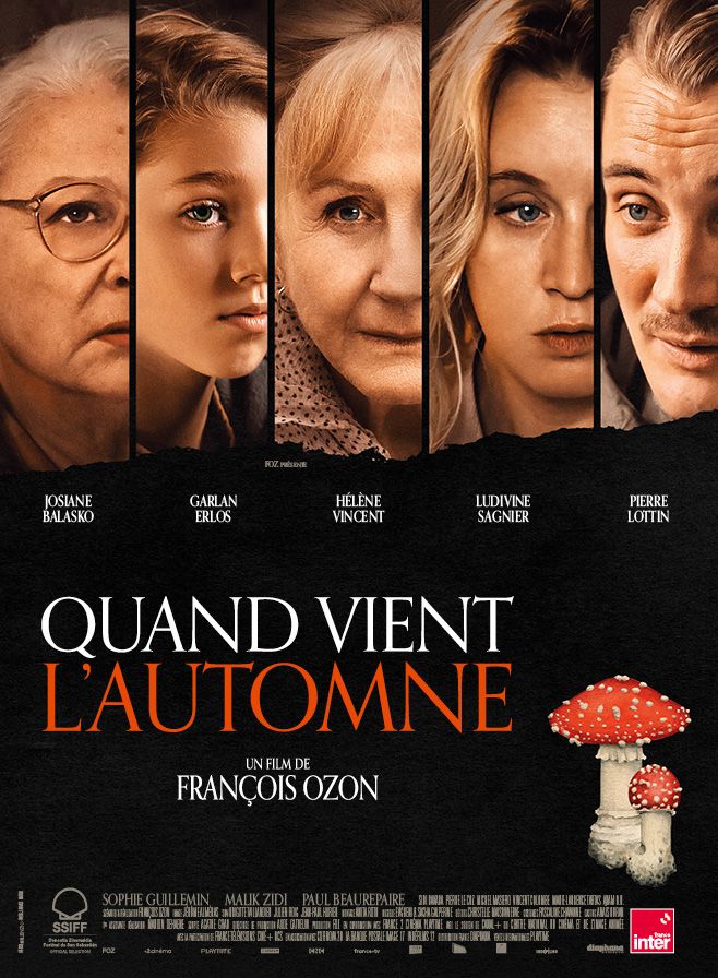 Quand vient l’automne (102’) - Film français de François Ozon