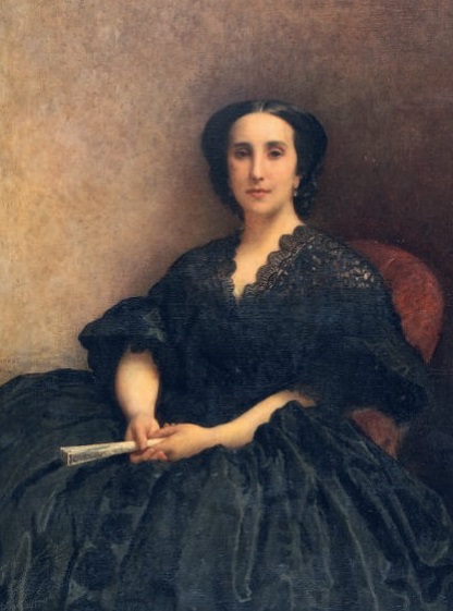 Léon Bonnat Bonnat  Portrait de Mme Jules Labat 1862.jpg