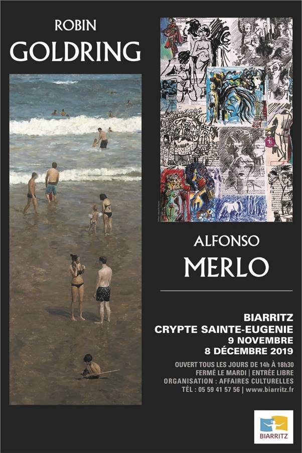 Biarritz, Robin Goldring , Alfonso Merlo à la Crypte Sainte-Eugénie