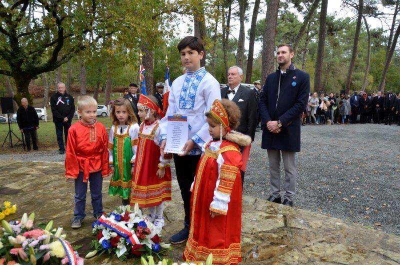 Nécropole Nationale de La Teste : l’hommage rendu aux soldats russes de 14-18.