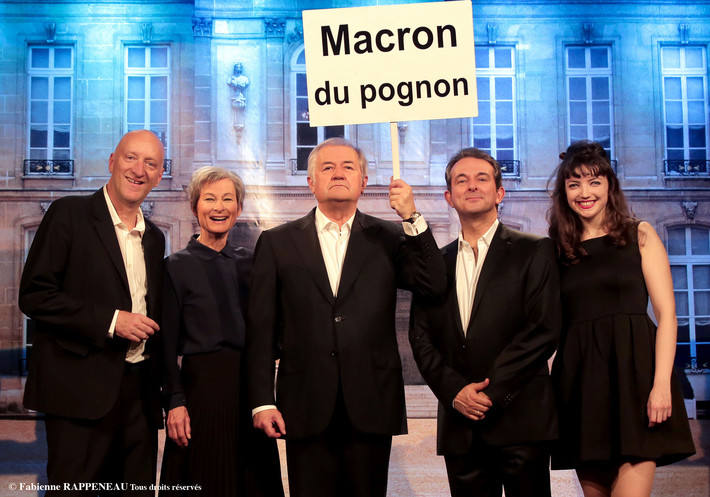 Gare du Midi à Biarritz : « Tout est bon dans le Macron » !