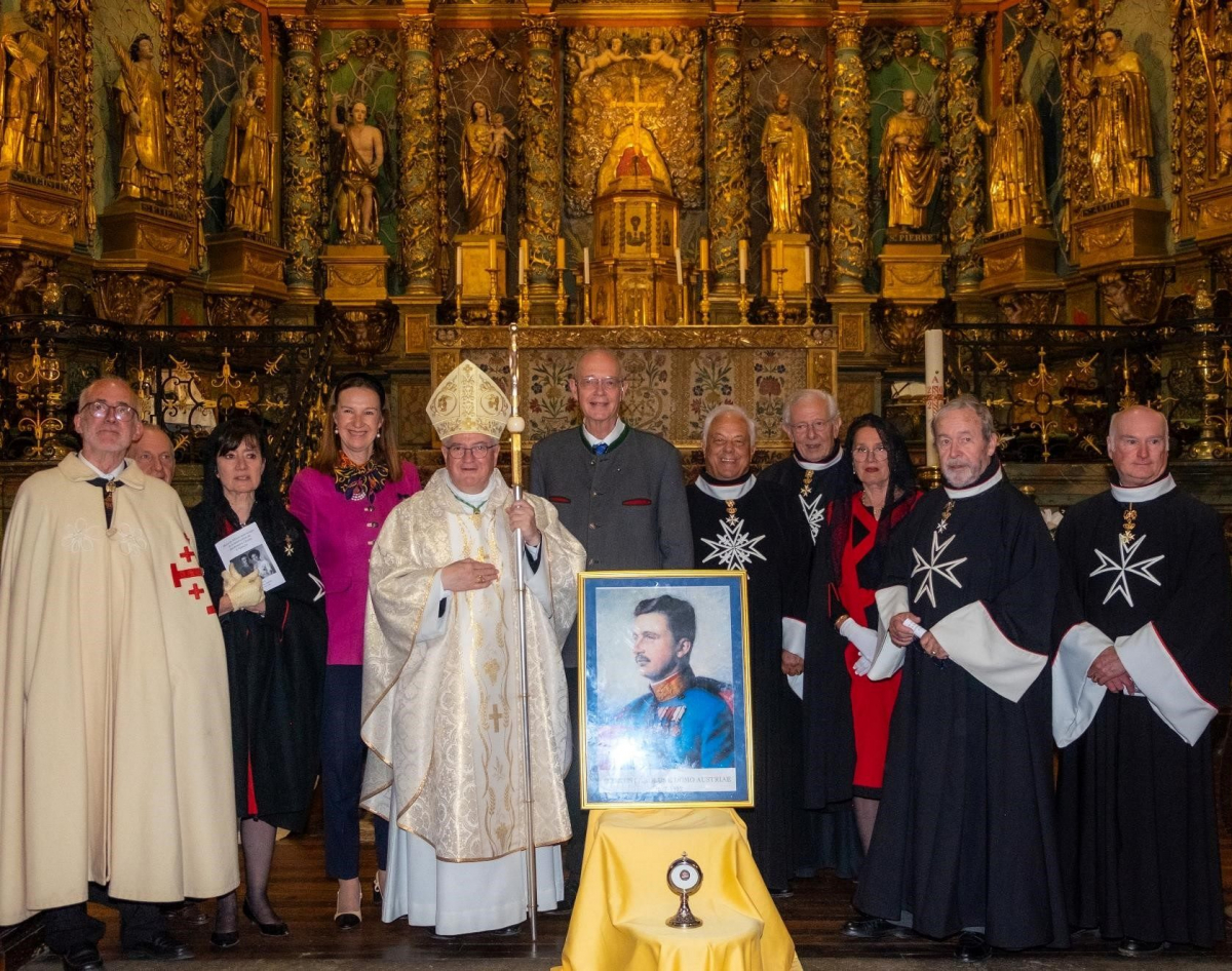 Saint-Jean-de-Luz : la messe de l'Ordre de Malte pour le Bx Charles de Habsbourg