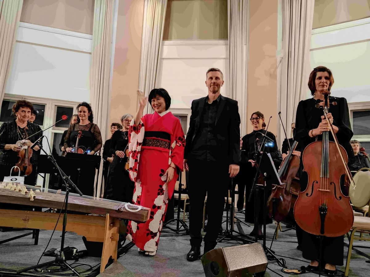 Biarritz : l'Ensemble Orchestral d'Yves Bouillier et le doigté féerique de Mieko Miyasaki