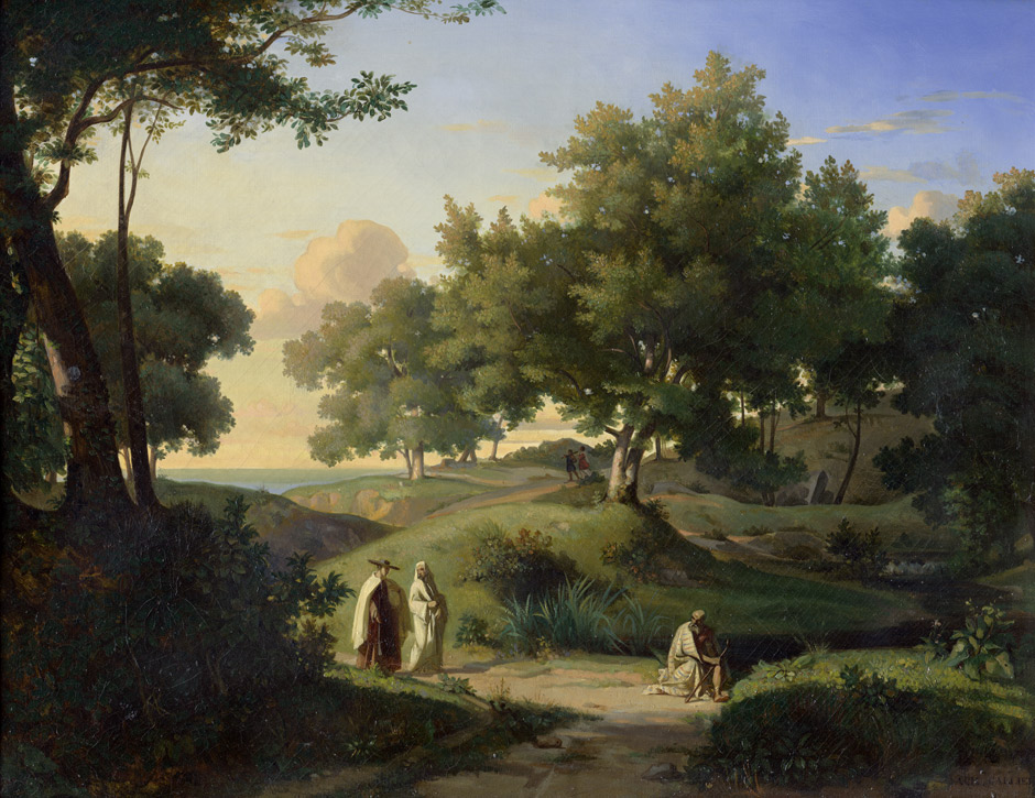 Un paysage du bayonnais Achille Gratien Gallier offert au Musée Bonnat-Helleu
