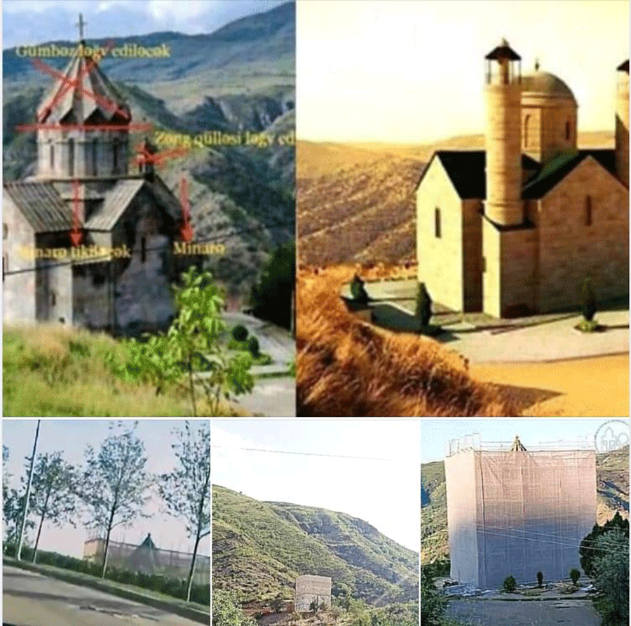 Artsakh : l'église de l'Ascension à Berdzor transformée en mosquée, au nom des valeurs européennes ?