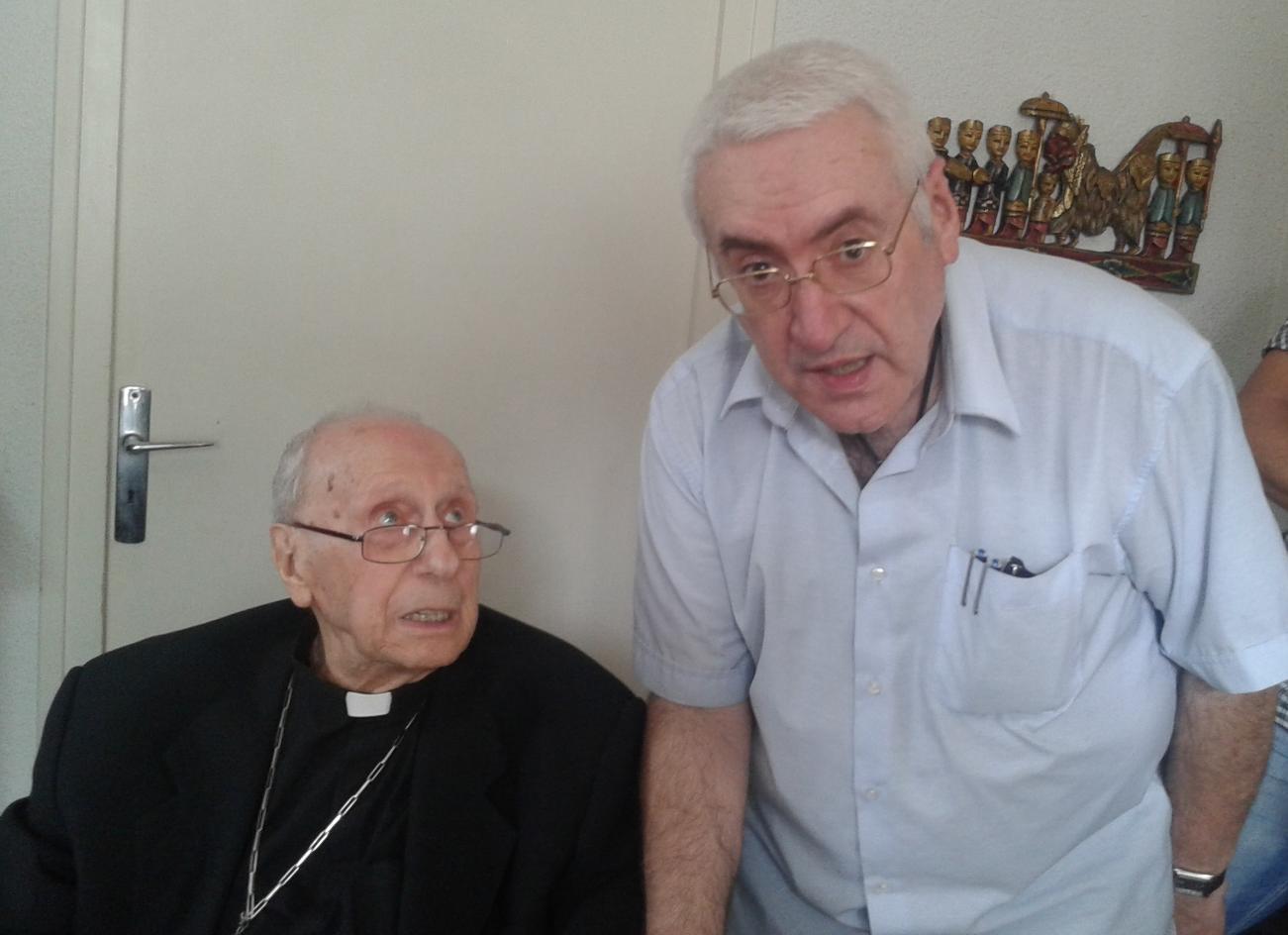 70 ans du Cardinal Roger Etchegaray prêtre,