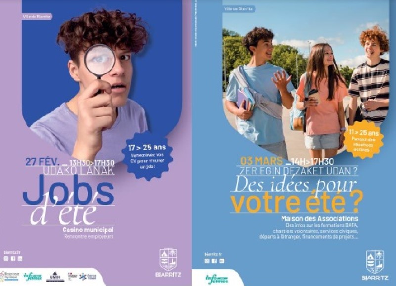 Biarritz : des idées pour l'été et des jobs d'été pour les jeunes