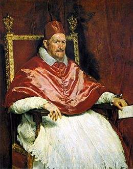 Le pape Innocent X par Vélasquez