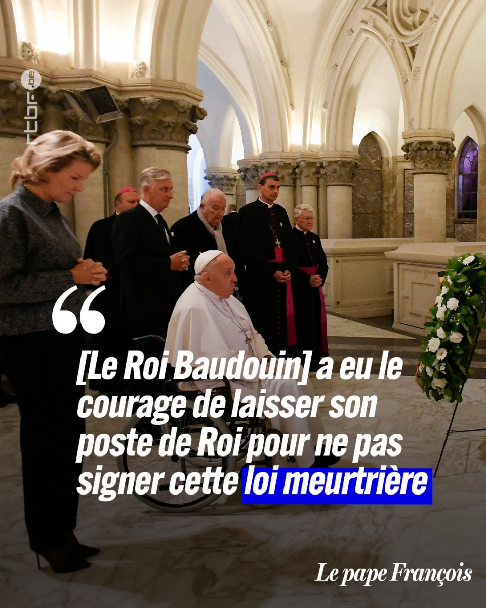 Le Pape en Belgique : la béatification annoncée du roi Baudouin (lié au Pays Basque)