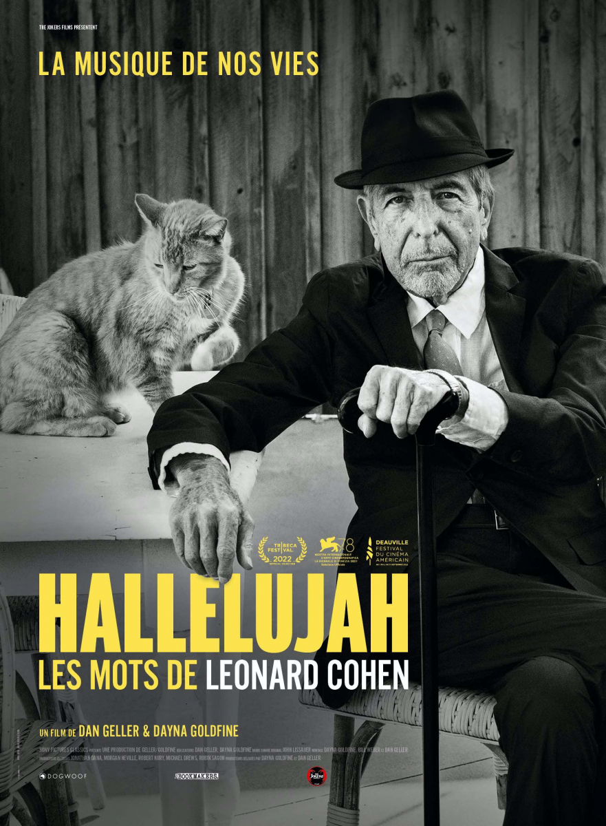 Hallelujah, les mots de Leonard Cohen (123’) - Documentaire américain de Dan Geller et Dayna Goldfine