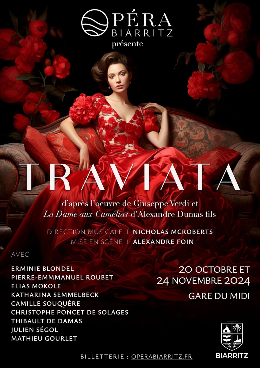 Biarritz : à ne pas rater "La Traviata" de Verdi avec grands orchestre & chœur, solistes renommés