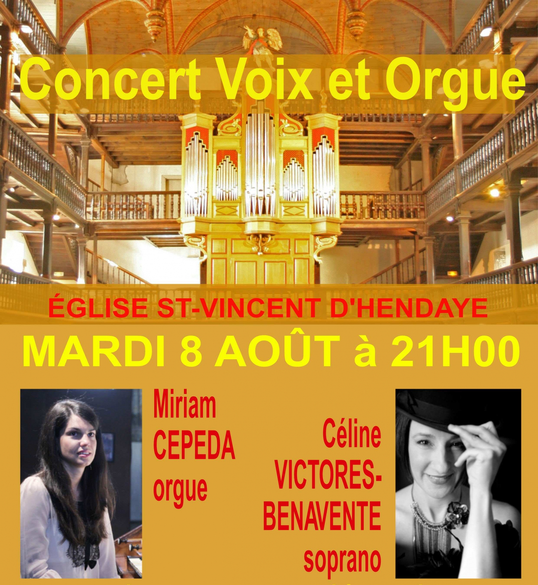 Hendaye : orgue et voix à Saint-Vincent