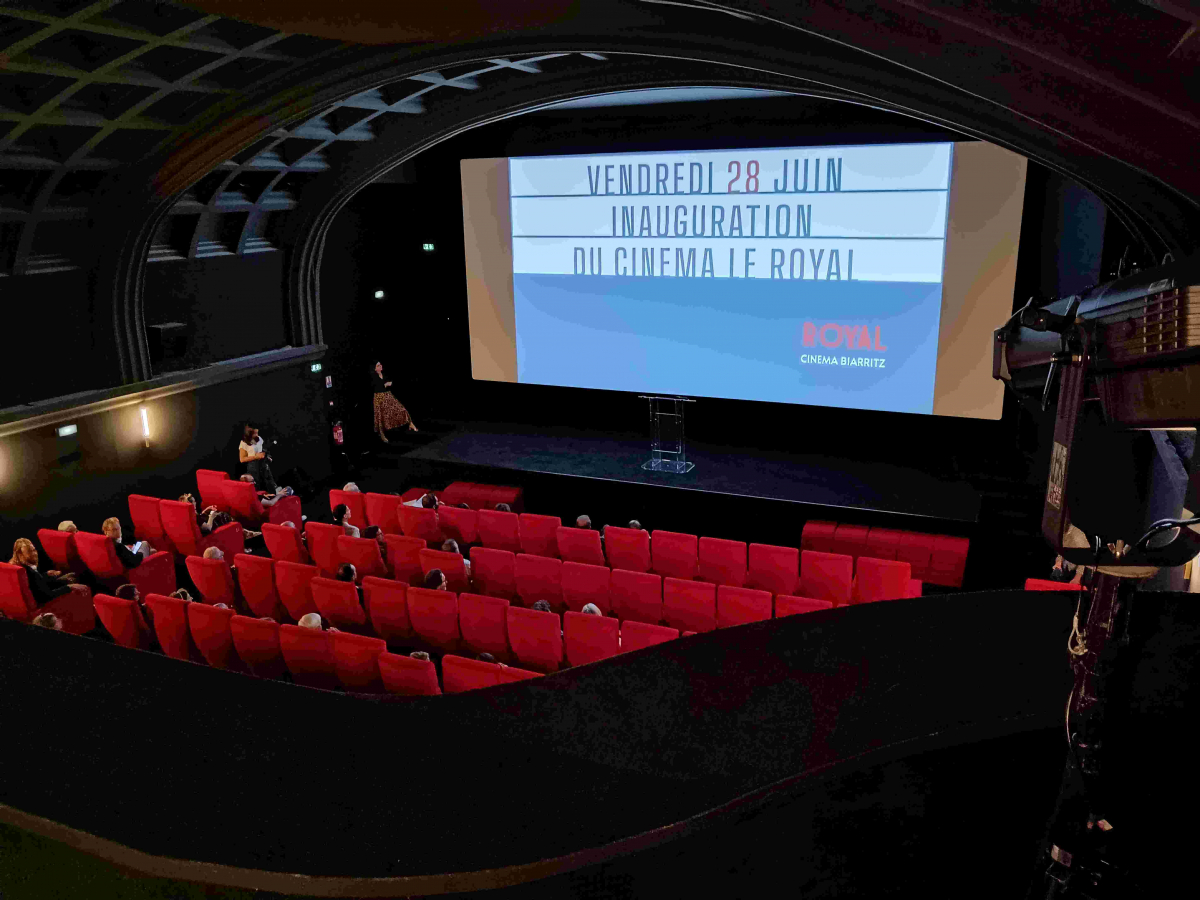 Biarritz : le cinéma "Le Royal" retrouve sa jeunesse