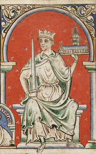 Richard Ier, roi d'Angleterre. Miniature du XIIIe siècle.jpg