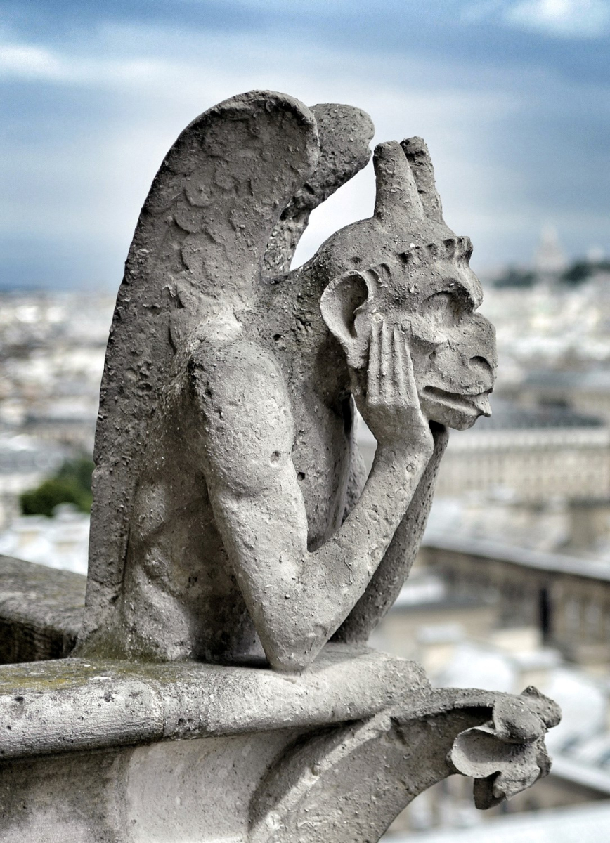 Les chimères et gargouilles des cathédrales