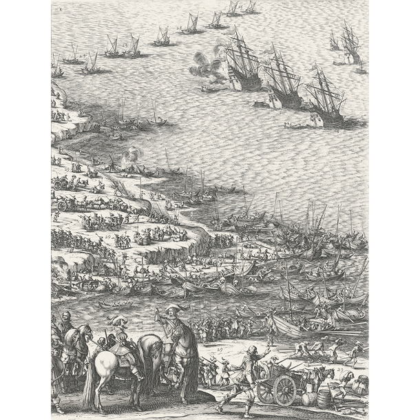 Le siège de l'île de Ré en 1627 par Jacques Callot.jpg