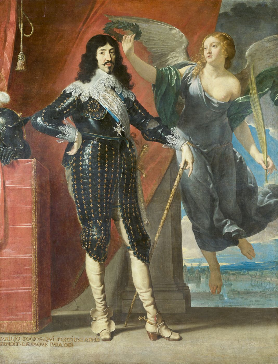 Louis XIII couronné par la Victoire Philippe de Champaigne Musée du Louv.jpg