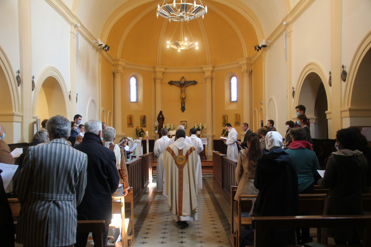 Messe pendant les portes ouvertes au séminaire de Bayonne.JPEG