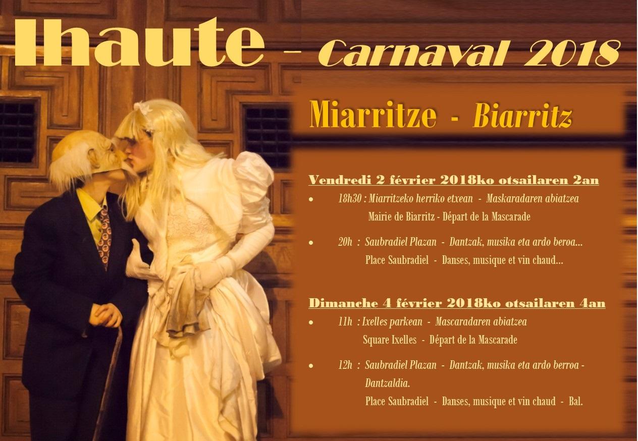 Carnaval, de Biarritz à Anglet, Saint-Pée, Garazi et Cambo