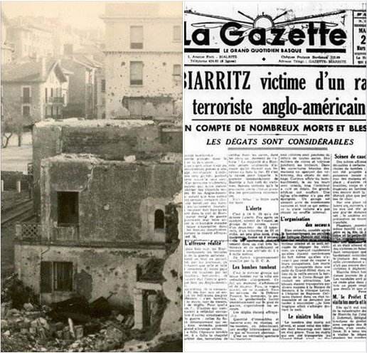 Le 75e anniversaire du tragique bombardement de Biarritz le 27 mars 1944