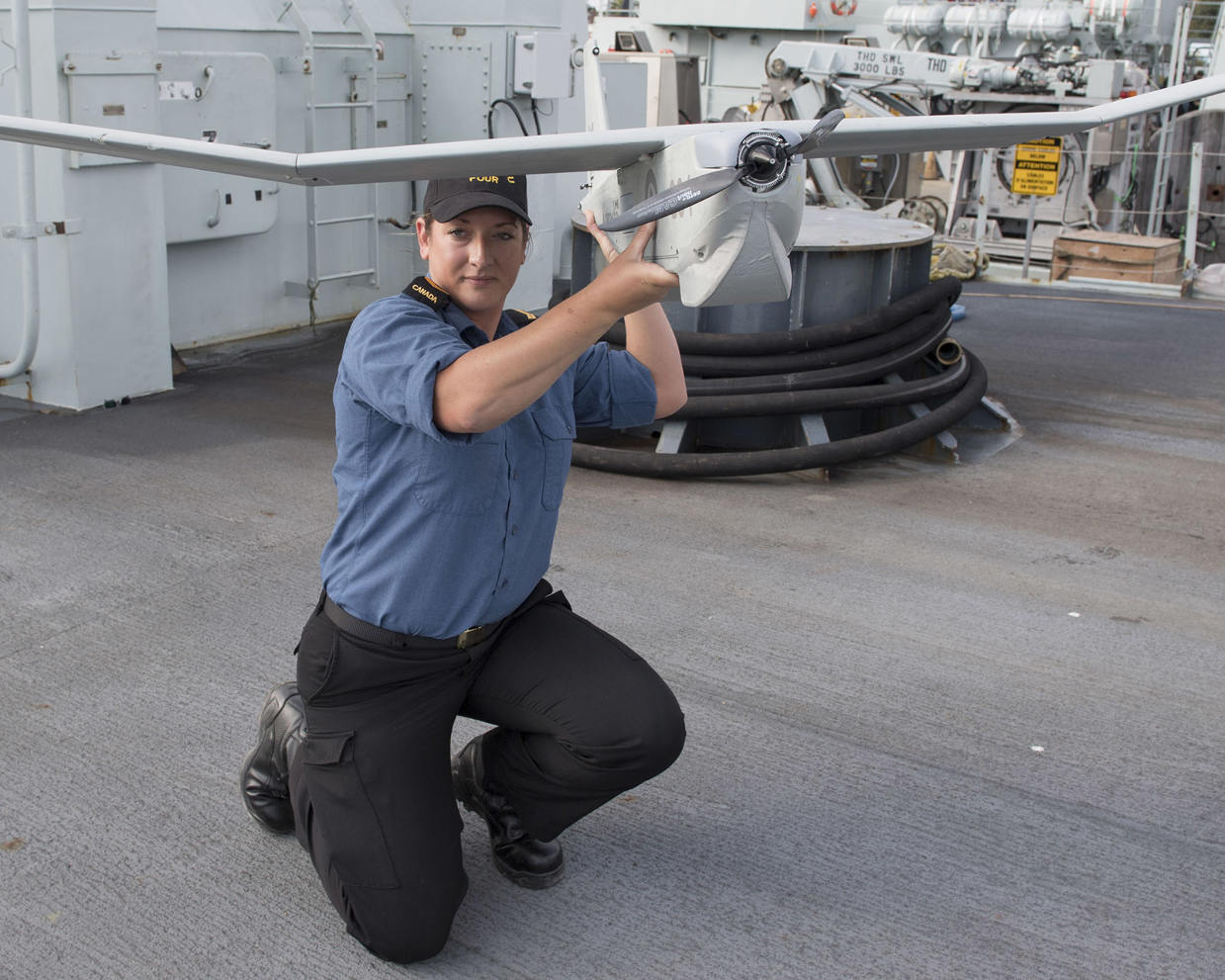 Le drone Puma renforce les moyens de la marine canadienne