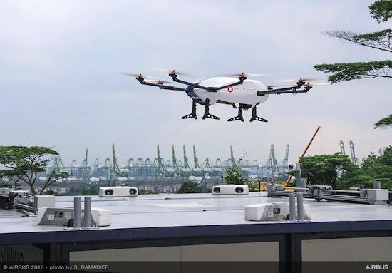 Airbus et Wilhelmsen s'associent pour des livraisons par drones