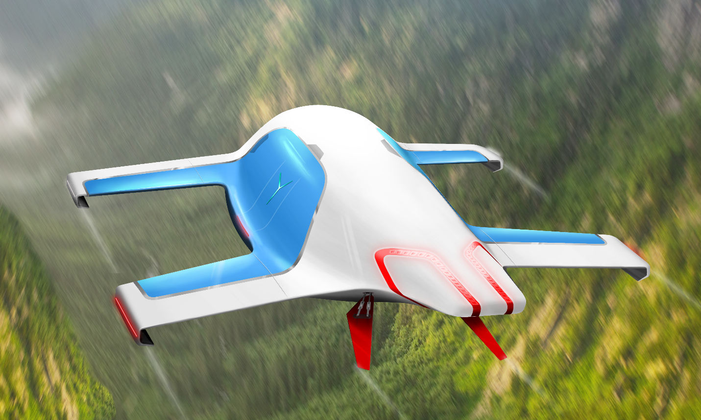 L'Air Speeder de Skylys Aircraft peut se poser sur l'eau et sur la terre.