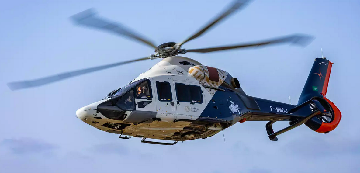 Airbus delivers first ACH160 helicopter to The Helicopter Company for operations with Red Sea Global