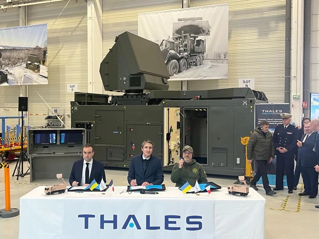 Ukraine orders short-range anti-aircraft system from Thales