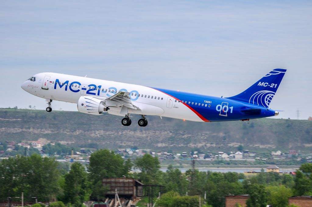 Irkut MC-21-300 makes maiden flight