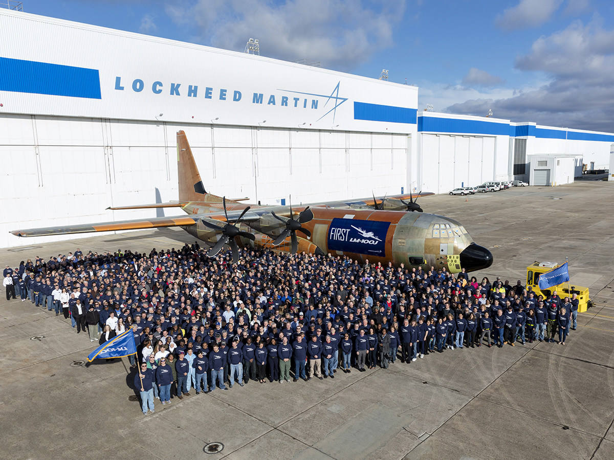 Lockheed Martin presents first LM-100J commercial freighter