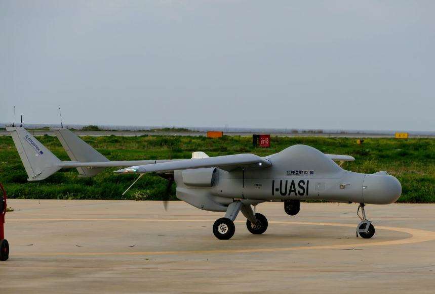 Frontex: Falco EVO drone for migratory surveillance missions