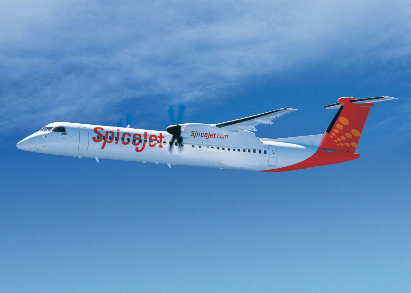 SpiceJet first to receive 90-seat Bombardier Q400