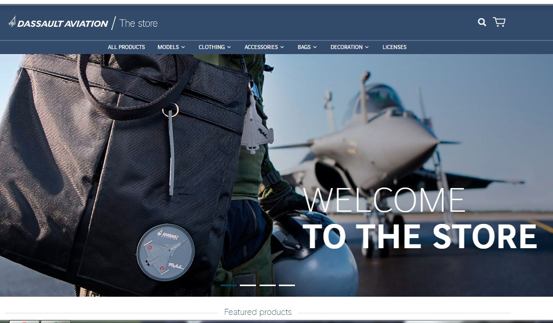 The Store: the new Dassault Aviation online shop