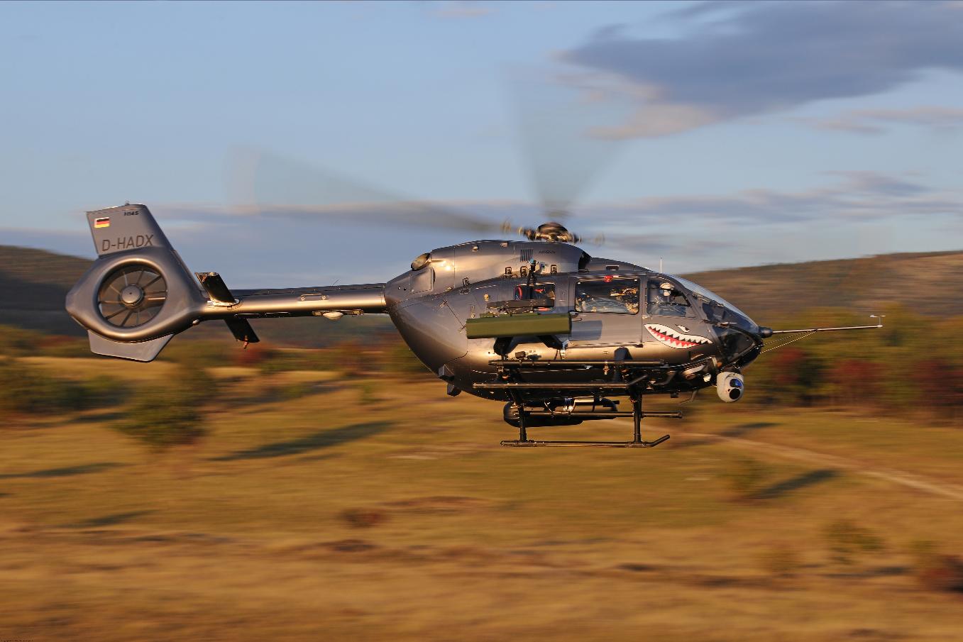 Airbus Helicopters tests weapons on H145M