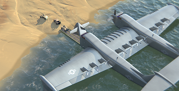 Le concept du Liberty Lifter X-Plane, imaginé par la DARPA.