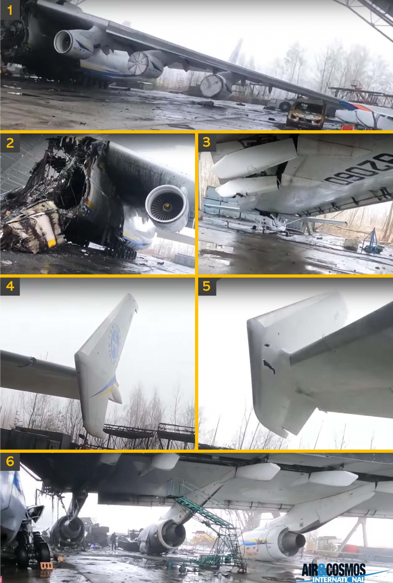 Analysis of the various photos clearly shows that the aircraft is nothing but a wreck.