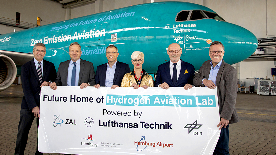 Redesigned A320 unveiled - Hydrogen Aviation Lab is taking shape
