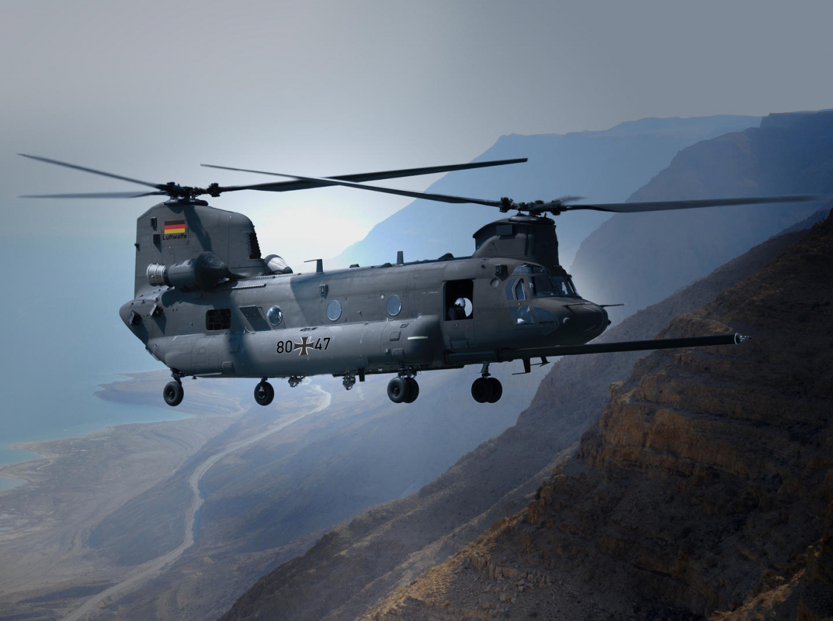 Germany is leaning towards the Boeing-Airbus Chinook