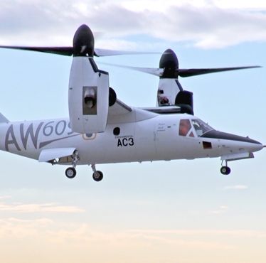 AW609 set for icing trials