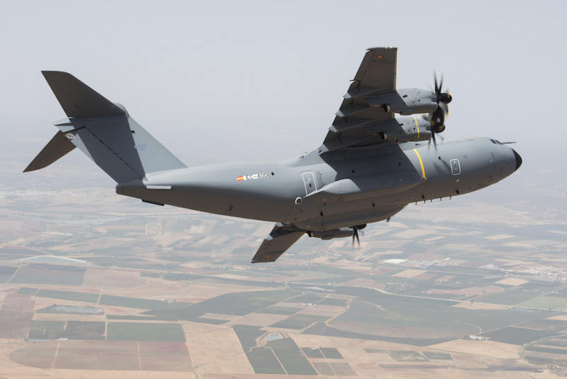 First A400M for Spain takes to the air